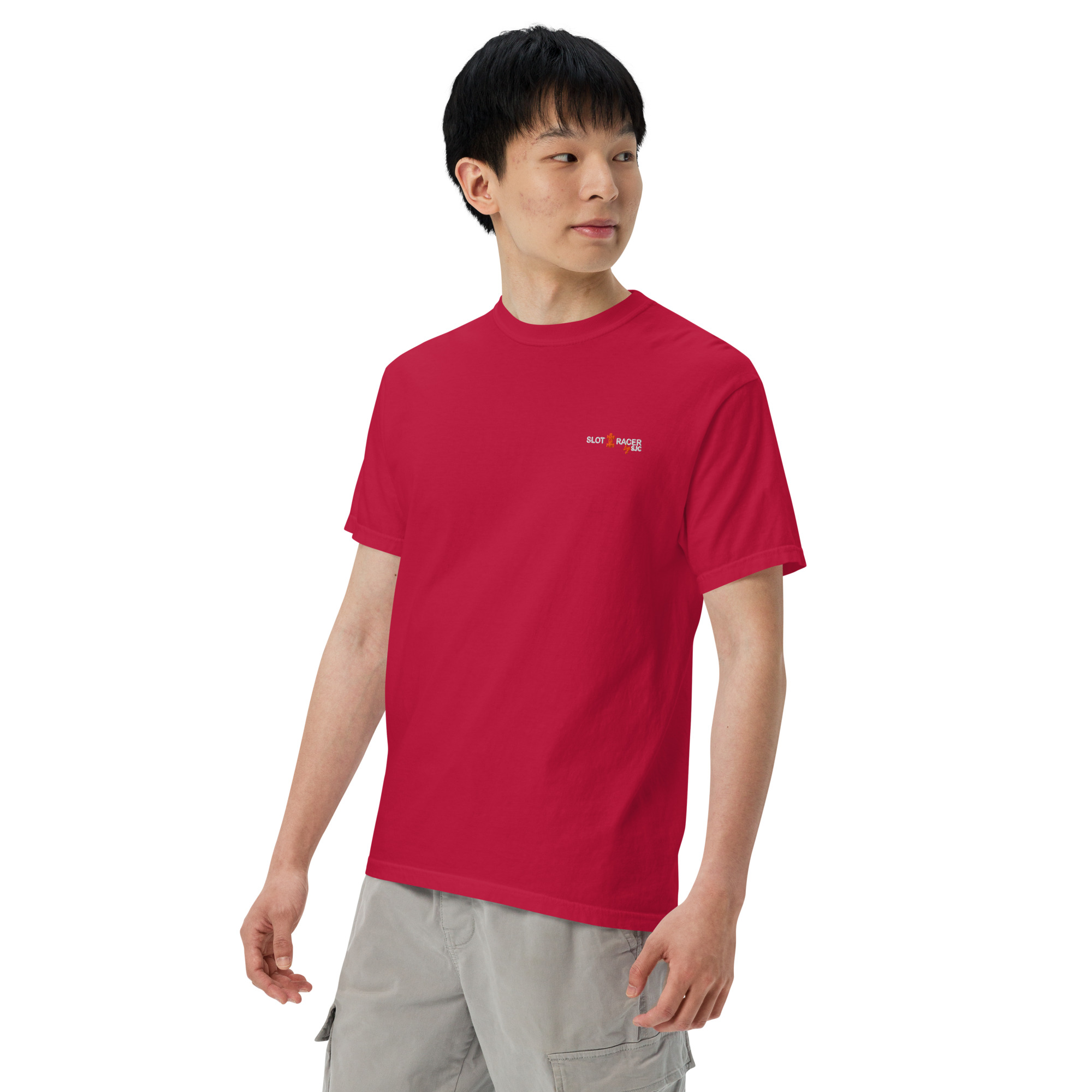 unisex garment dyed heavyweight t shirt red left front 6a76446b77fe1.jpg