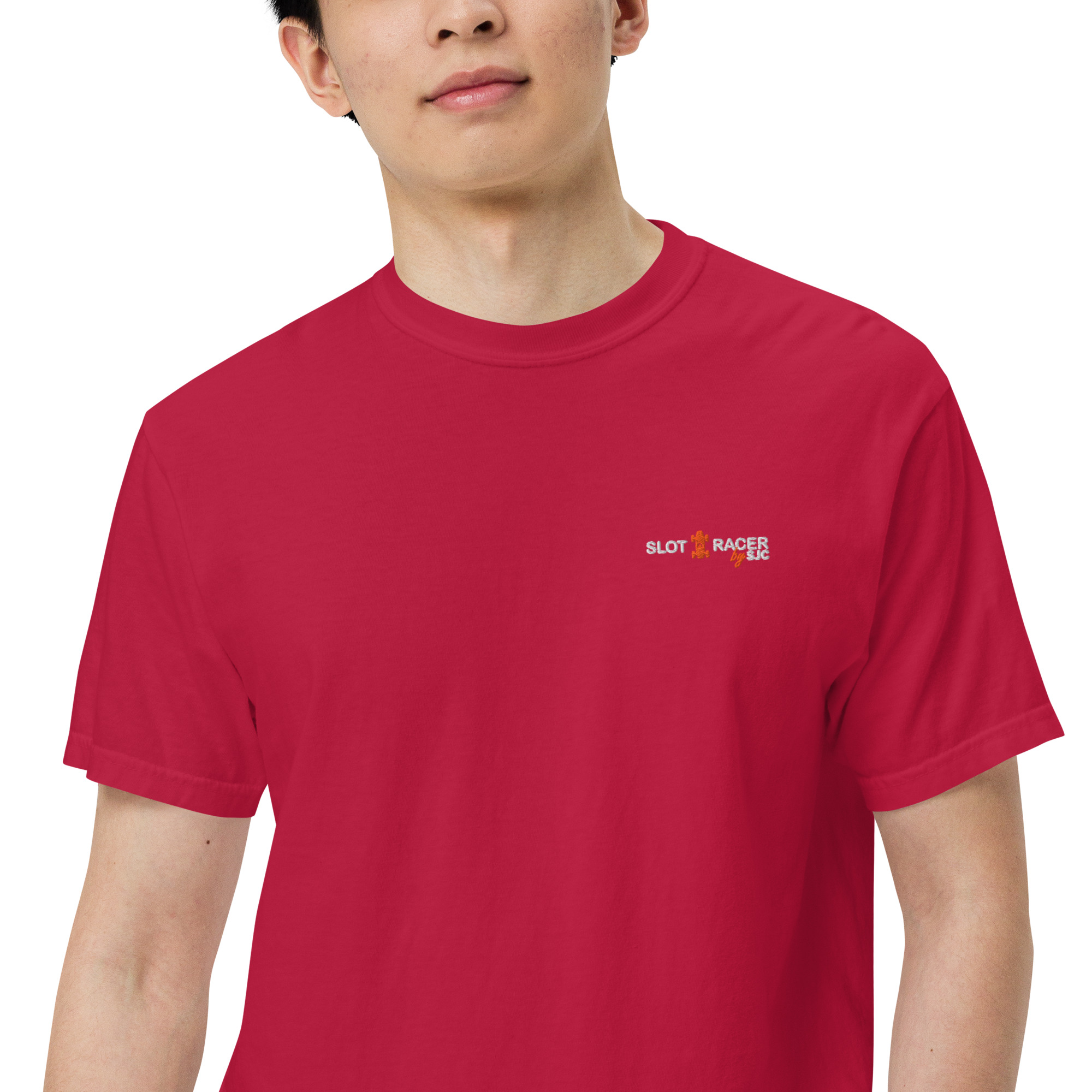unisex garment dyed heavyweight t shirt red zoomed in 2 6a76446b75e8f.jpg