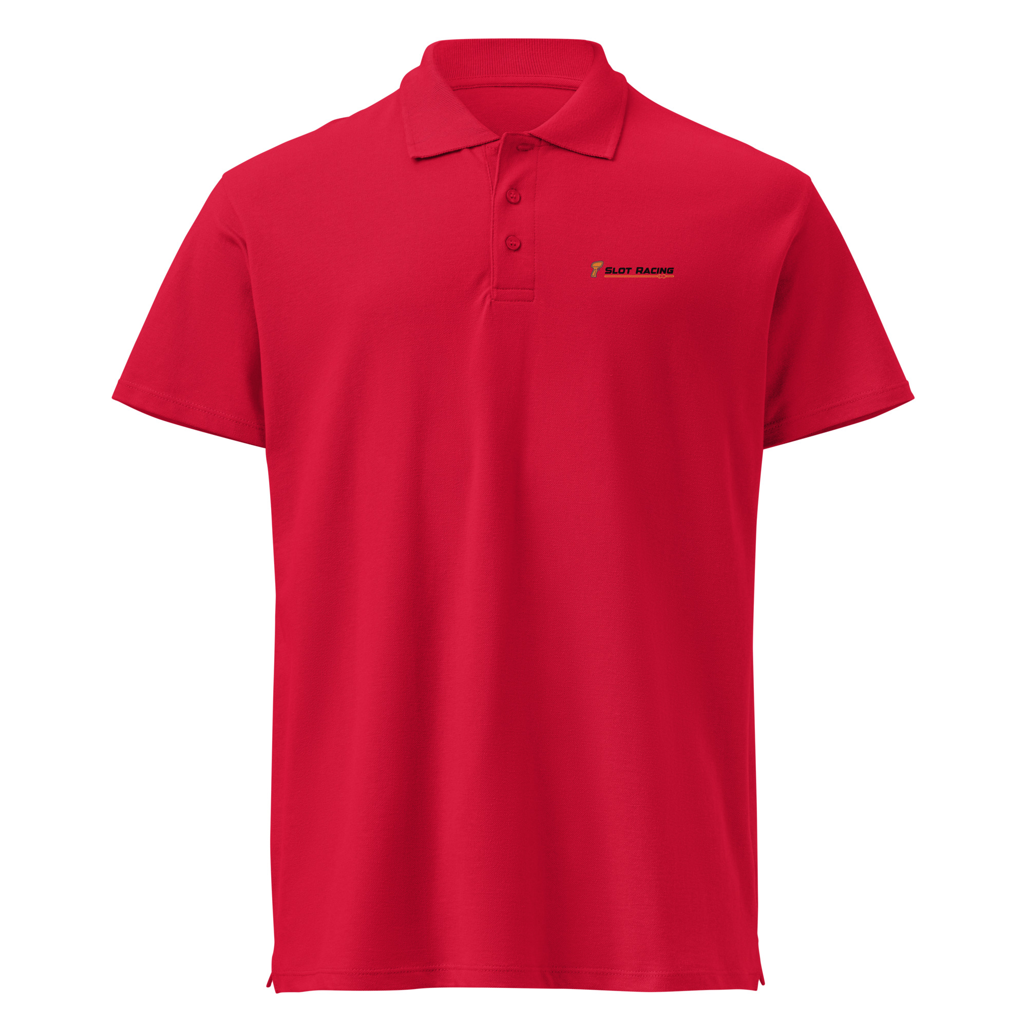 unisex premium pique polo shirt red front 6a78d2615d0dd.jpg